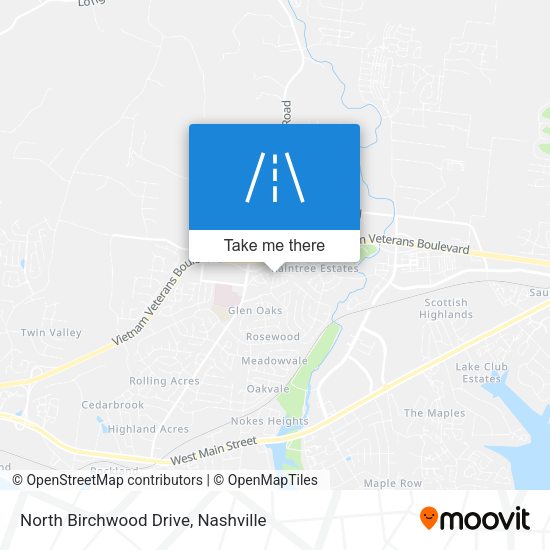 Mapa de North Birchwood Drive