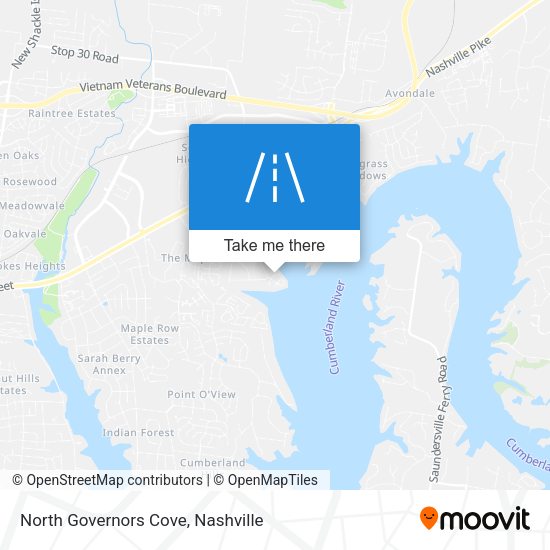 Mapa de North Governors Cove