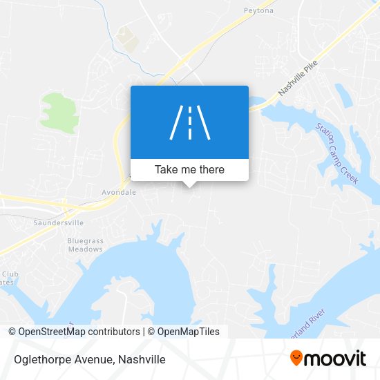 Oglethorpe Avenue map