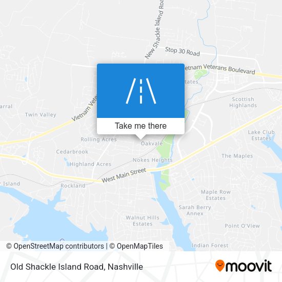 Mapa de Old Shackle Island Road