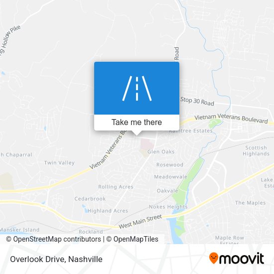 Mapa de Overlook Drive