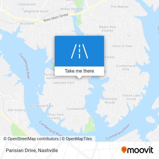 Mapa de Parisian Drive