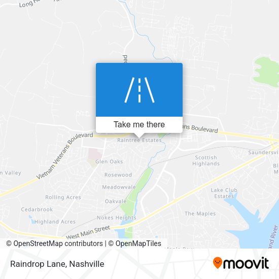 Mapa de Raindrop Lane
