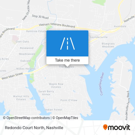 Redondo Court North map
