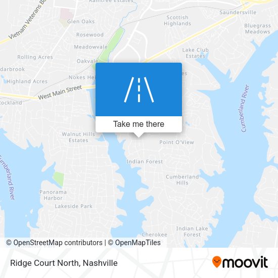 Ridge Court North map