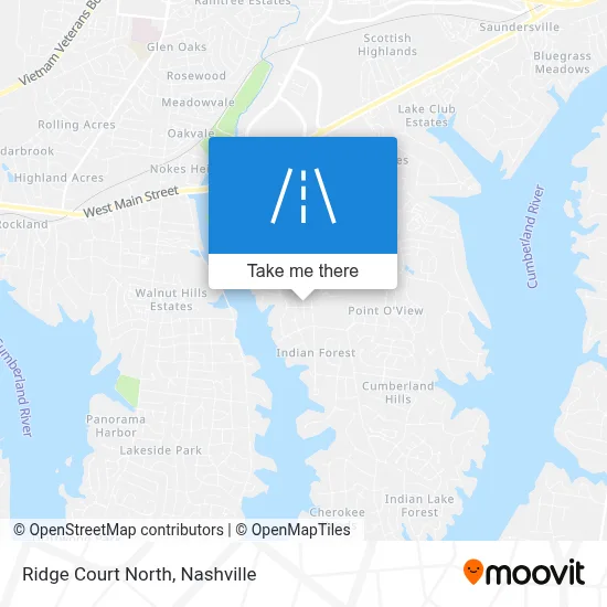 Ridge Court North map