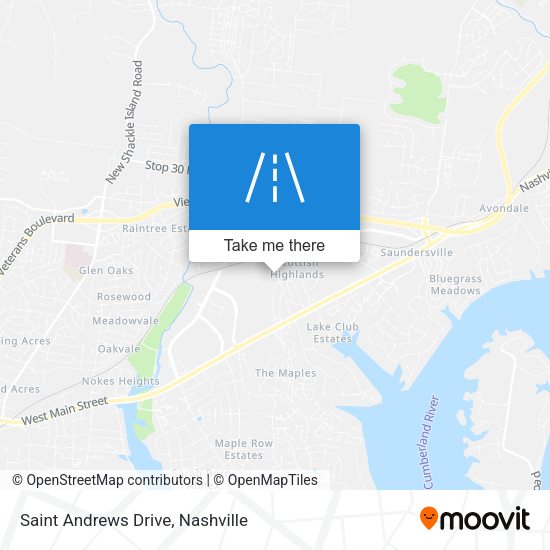 Saint Andrews Drive map