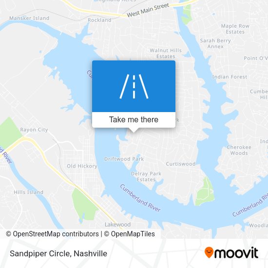 Sandpiper Circle map
