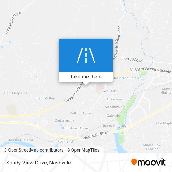Mapa de Shady View Drive