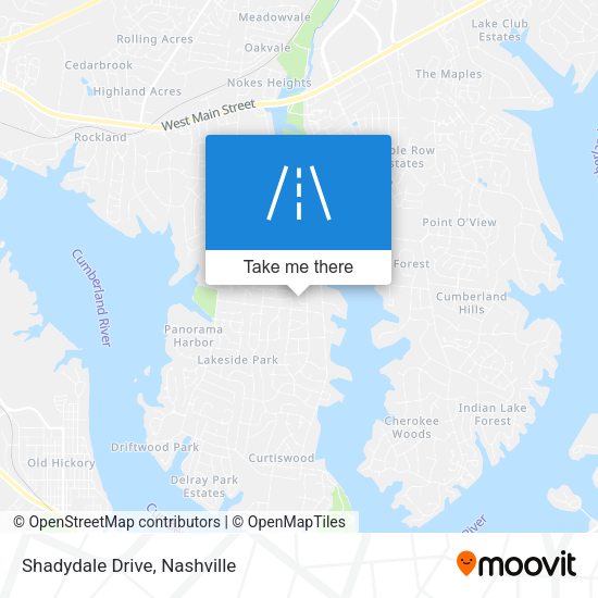 Mapa de Shadydale Drive