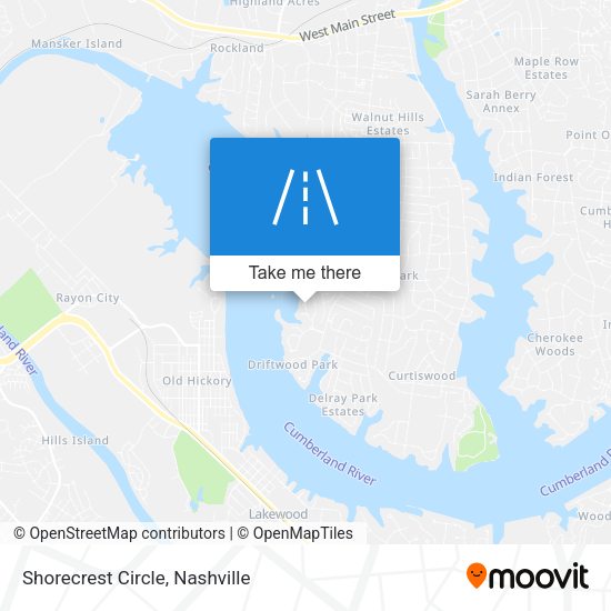 Mapa de Shorecrest Circle
