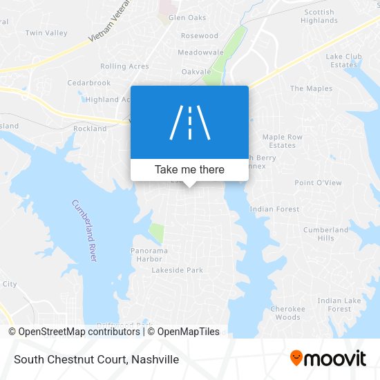 Mapa de South Chestnut Court