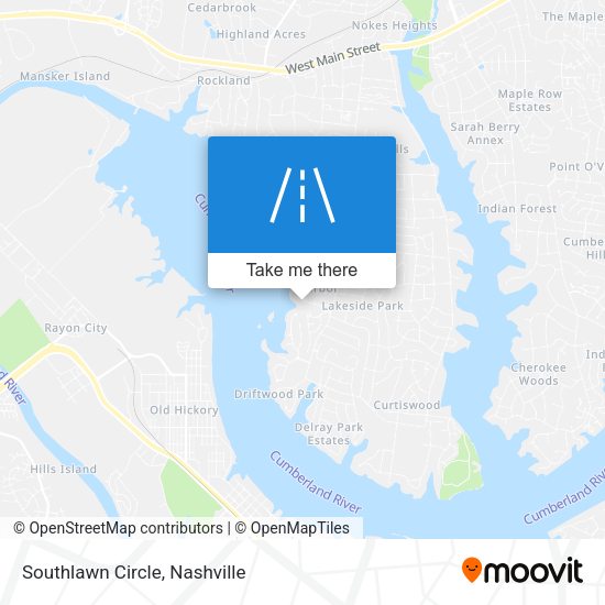 Mapa de Southlawn Circle