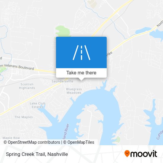 Mapa de Spring Creek Trail