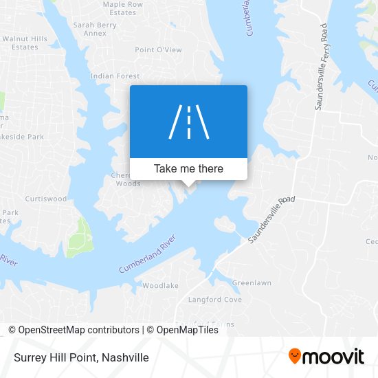 Surrey Hill Point map