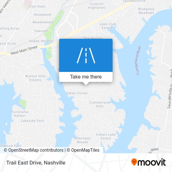 Mapa de Trail East Drive