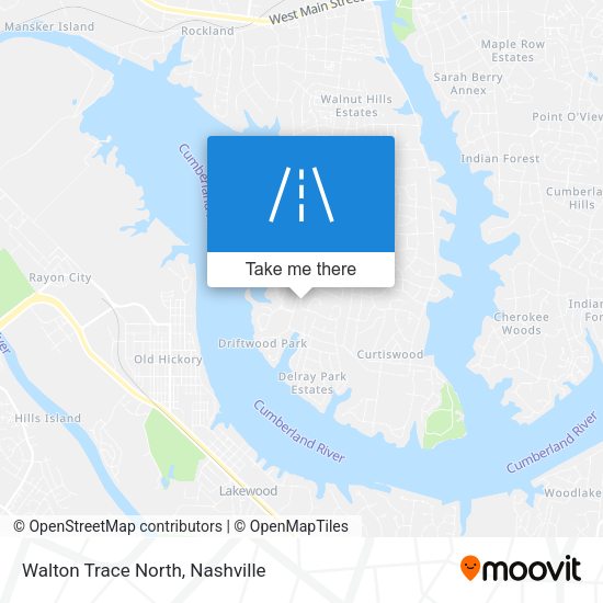 Mapa de Walton Trace North