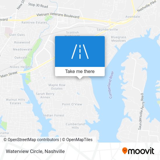 Mapa de Waterview Circle