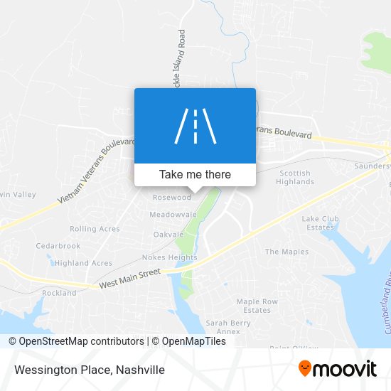 Mapa de Wessington Place