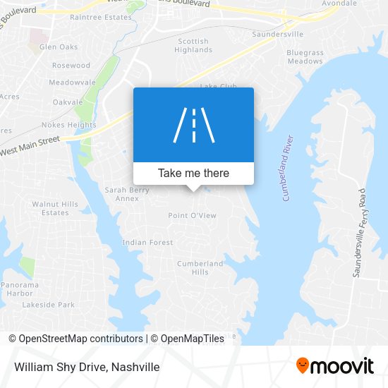 William Shy Drive map
