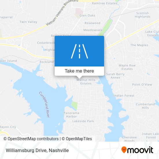Williamsburg Drive map