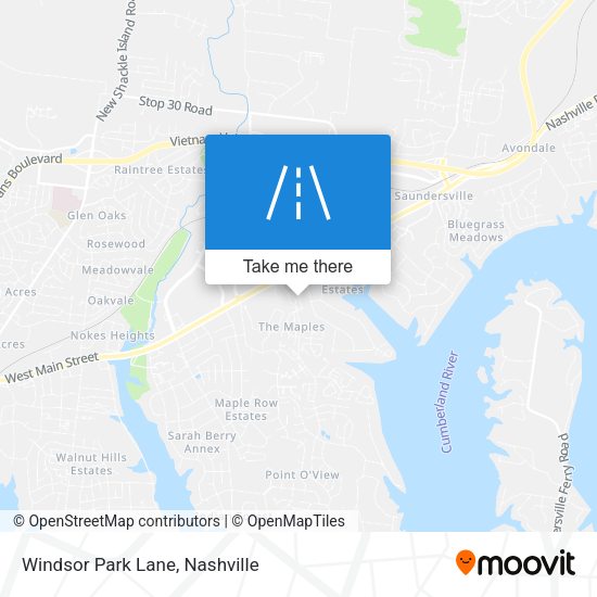 Mapa de Windsor Park Lane