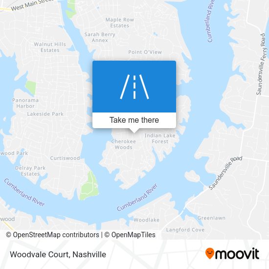 Mapa de Woodvale Court