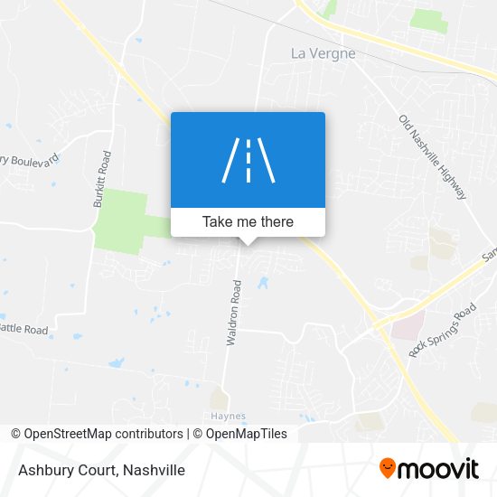 Mapa de Ashbury Court