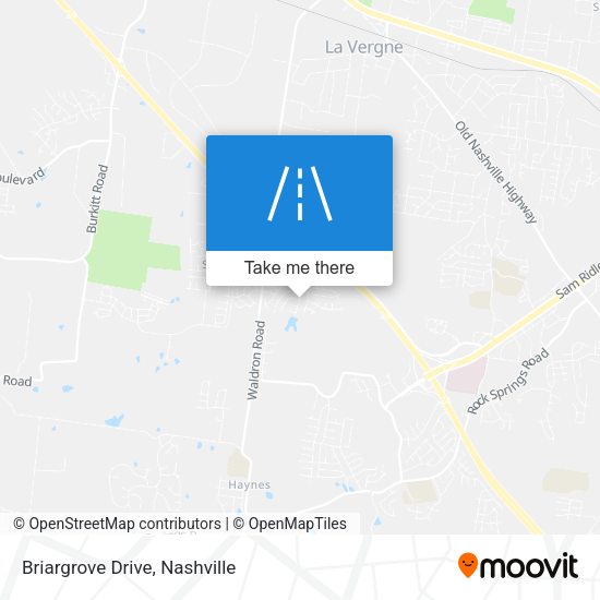Mapa de Briargrove Drive