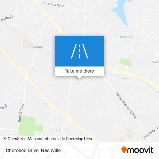 Mapa de Cherokee Drive