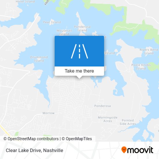 Mapa de Clear Lake Drive