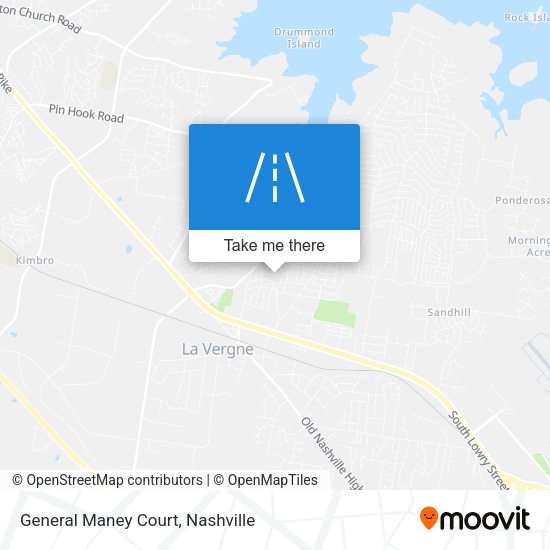 Mapa de General Maney Court