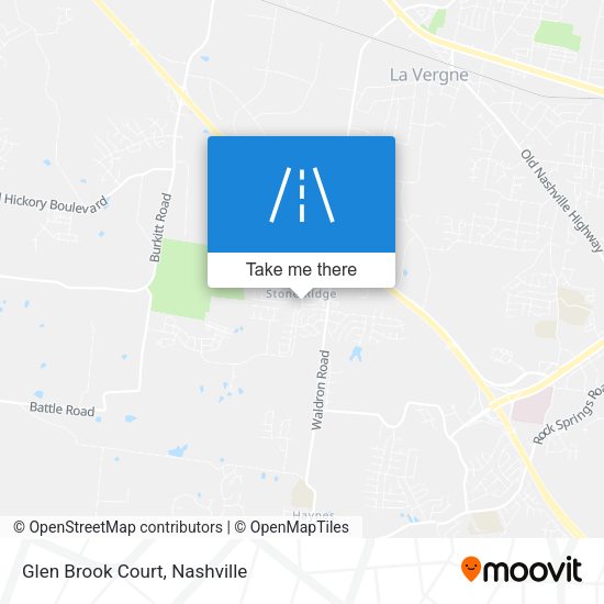 Mapa de Glen Brook Court