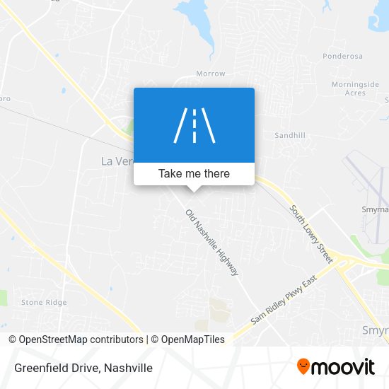 Greenfield Drive map
