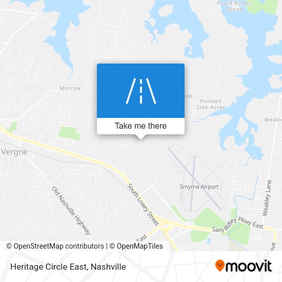 Heritage Circle East map