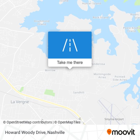 Howard Woody Drive map