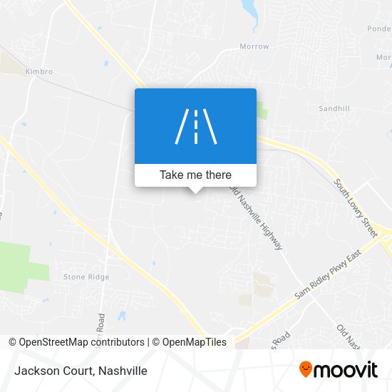 Mapa de Jackson Court