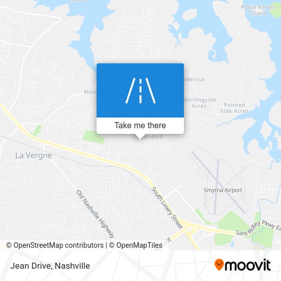 Mapa de Jean Drive