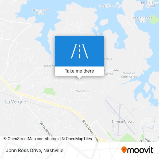 Mapa de John Ross Drive