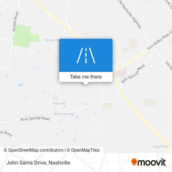 John Sams Drive map