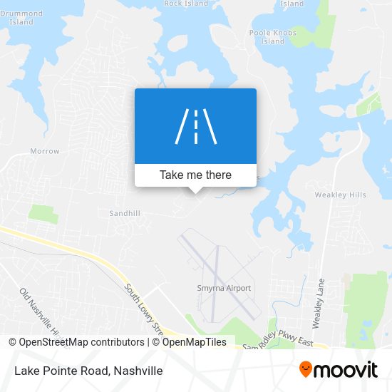 Lake Pointe Road map