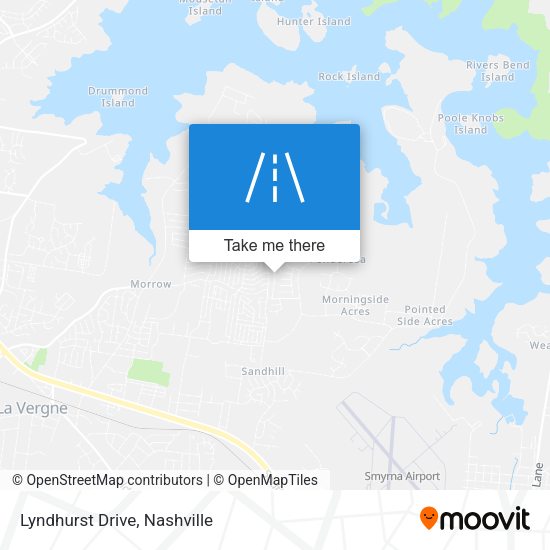 Mapa de Lyndhurst Drive