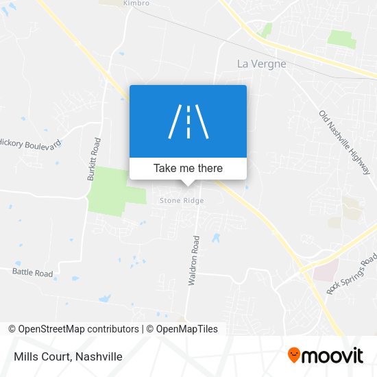 Mapa de Mills Court