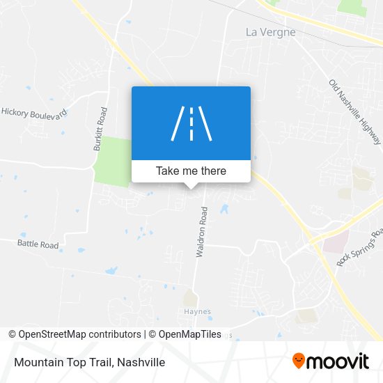 Mountain Top Trail map