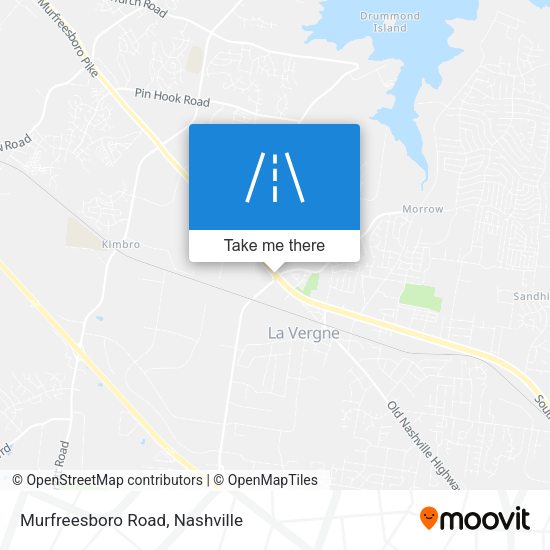 Murfreesboro Road map