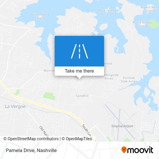 Mapa de Pamela Drive