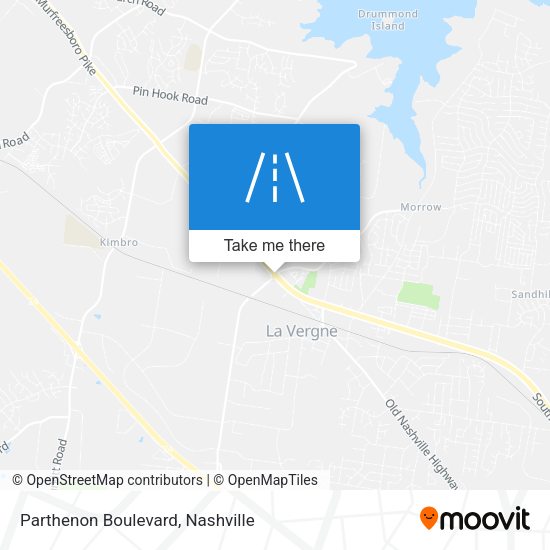 Parthenon Boulevard map