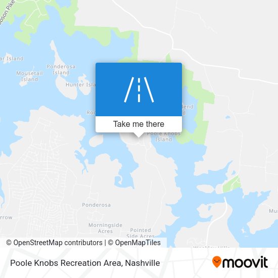 Poole Knobs Recreation Area map