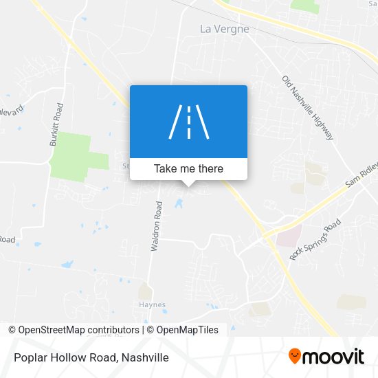Mapa de Poplar Hollow Road