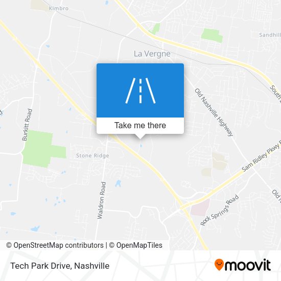 Mapa de Tech Park Drive